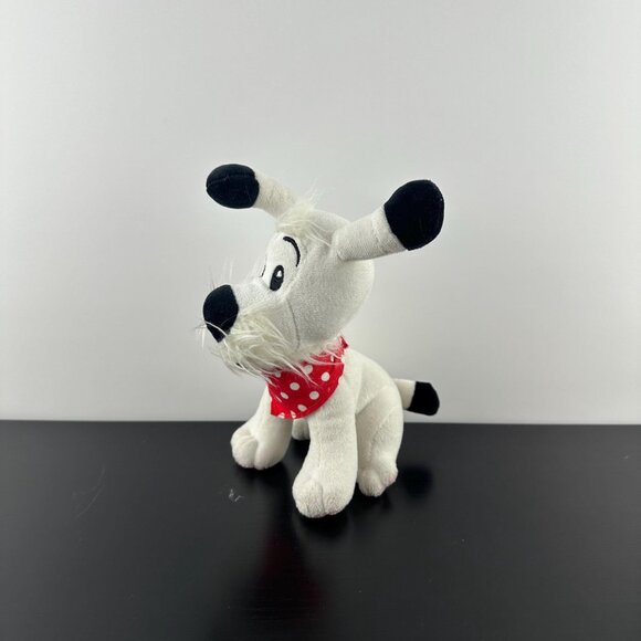 Idefix Dog Asterix Obelix Plush White Stuffed Animal Plush Soft Toy Dogmatix 7” - Picture 2 of 6